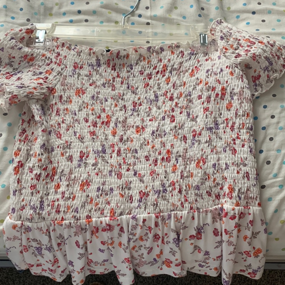 American Eagle Off the Shoulder Crop Top